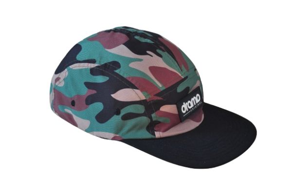 BONÉ FIVE PANEL CAMUFLADO ABA PRETA - Image 2